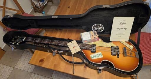 Höfner H500/1-63-AR-0 Artist Violin Beatle Bass – Germany